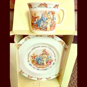2-piece Royal Doulton Bunnykins, Never used, baby